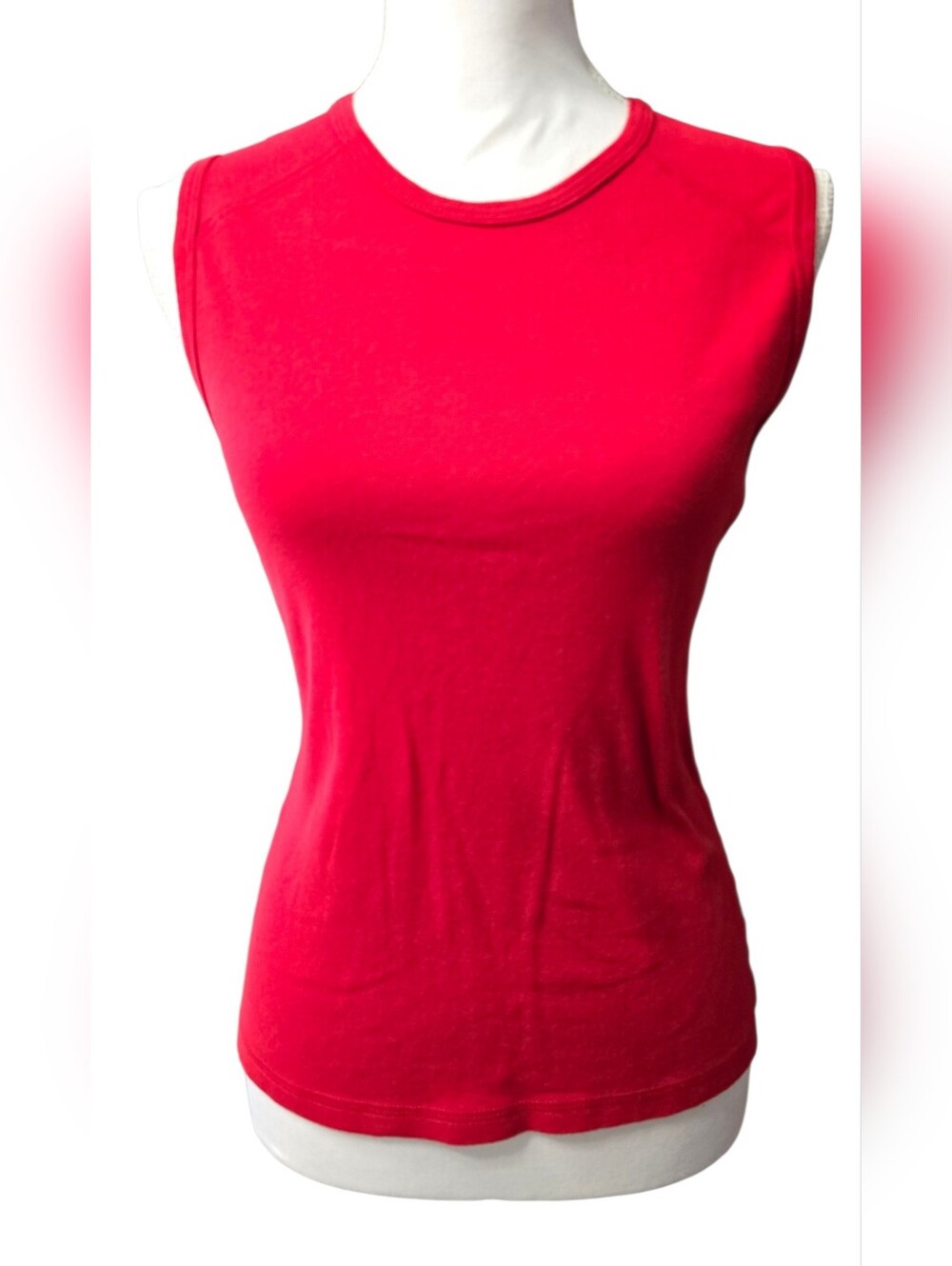 bcg Bright Red Crewneck Tank Top